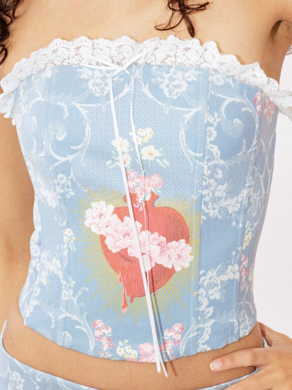 With Jean Agnes Lady Love Corset Top size Small